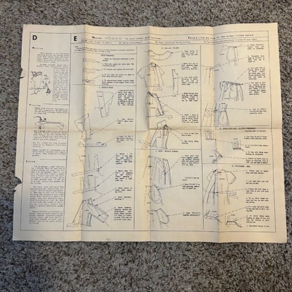 Vintage Sewing Patterns- Butterick & Vogue dresses- Lot of 2 - Picture 10 of 10